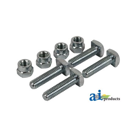 A & I Products Battery Bolts & Nuts, Square Head, 5/16 4.5" x5" x1" A-26A1-B